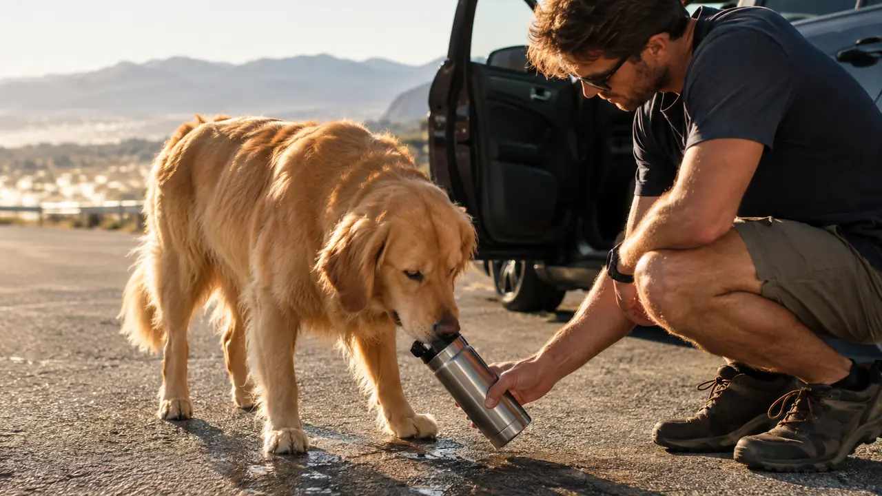 The Hot Afternoon Rest Stop That Sold Me on a Dog Water Bottle